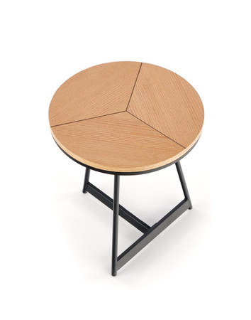 Table basse ronde KARI – couleur Chêne naturel