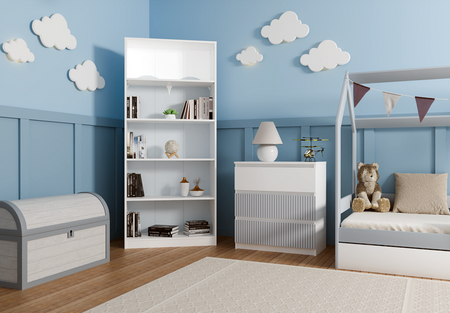 Commode MALMO III Bleu