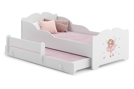 Lit gigogne ANNA II 160x80 - La fille aux ailes