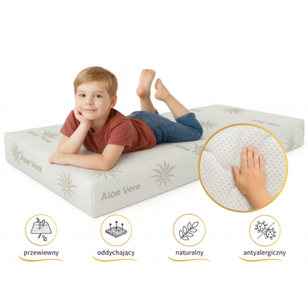 Matelas mousse avec housse 180x80