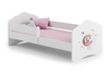 Lit enfant FALA 80x160 avec barrière et graphisme - Princesse Endormie