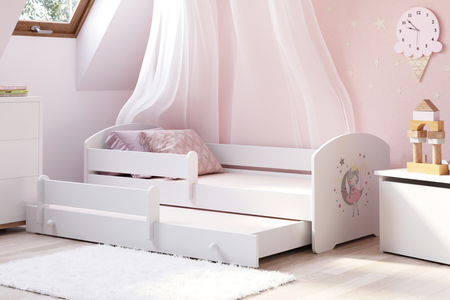 Lit enfant double gigogne LUK II 80x160 - Princesse Endormie