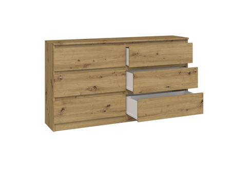 Commode MALMO M6 140cm Dąb artisan
