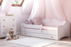Lit pour enfant EMMA 180x80 - Blanc / Rose