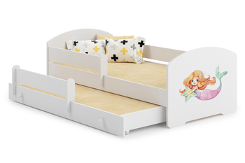 Lit enfant double gigogne LUK II 80x160 - Sirène