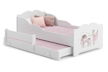 Lit gigogne ANNA II 160x80 - La fille à la licorne