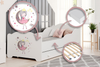 Lit simple pour enfant ANNA 70x140 avec tiroir - La Princesse Endormie