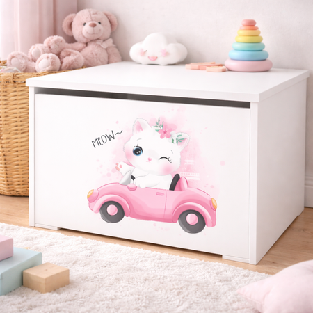 Coffre à jouets DARIA - Chat