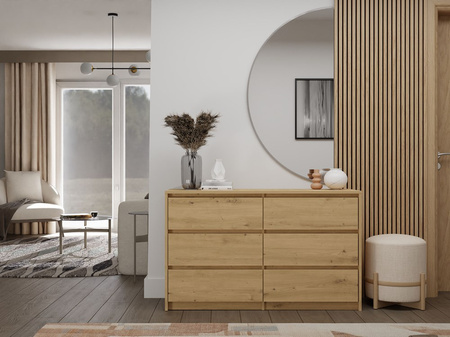 Commode KALIA S6 120cm Dąb artisan