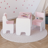 Ensemble table enfant + chaise enfant - blanc