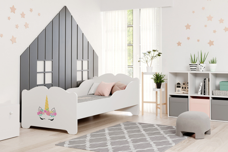 Lit enfant simple ANNA 70x140 - Licorne