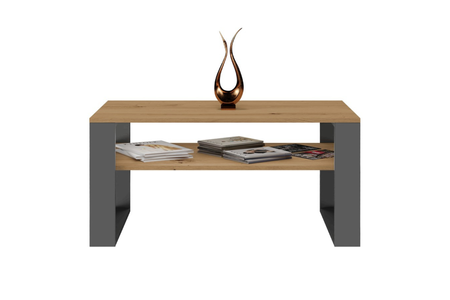 Table basse MODI - Chêne Artisan / Anthracite