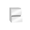 Table de chevet MALMO II Blanc brillant