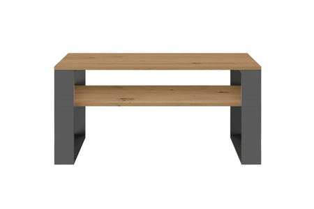 Table basse MODI - Chêne Artisan / Anthracite