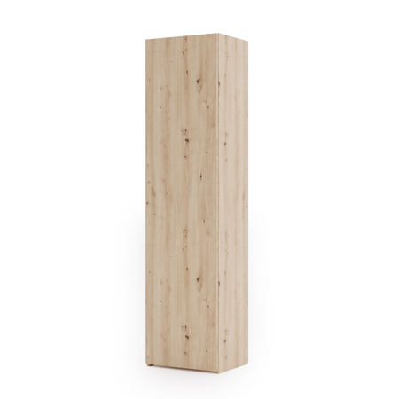 Étagère complète LONI / Armoire une porte avec étagères 160 × 40 cm - Chêne Artisan