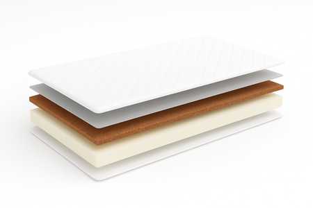 matelas matelassé en mousse de coco 160x80x10 cm