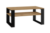 Table basse MODI - Chêne Artisan / Noir