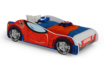 Lit pour enfant de la série AUTO 80x160 graphique matelas - SPIDER