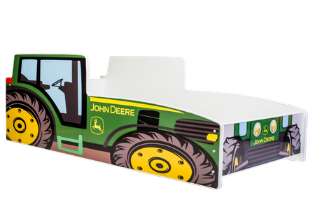 Lit enfant tracteur vert 140x70
