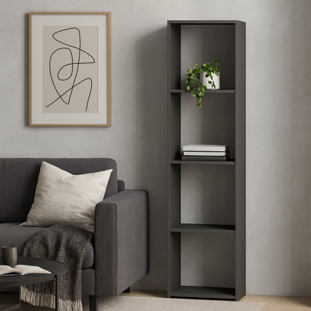 Étagère colonne LONI 160x40 cm - Gris