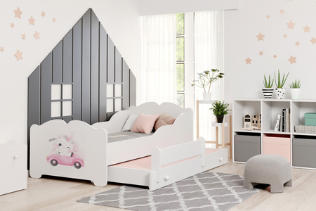 Lit gigogne ANNA II 160x80 - Chat