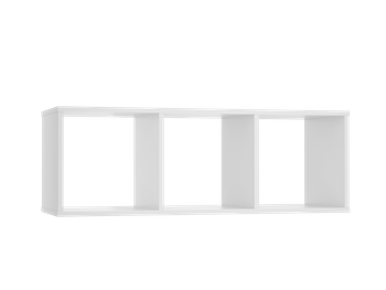 Etagère modulable MODUS 3x1, blanche