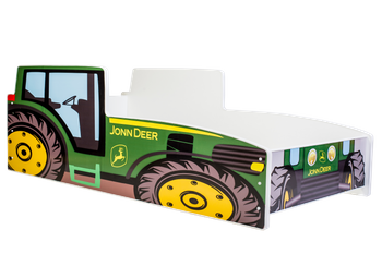Lit enfant tracteur vert 140x70