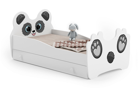 Lit pour enfant ANIMALS 160x80 avec tiroir - Panda