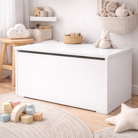 Coffre à jouets DARIA - Blanc