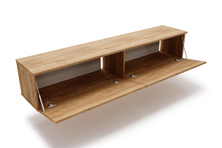Meuble TV NICOLE 160 cm - Chêne Craft