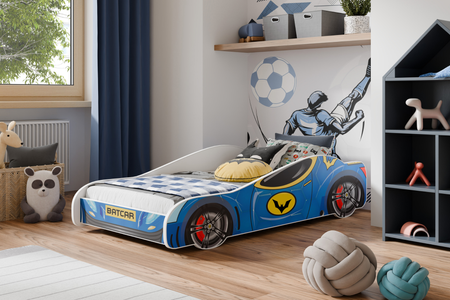 Lit pour enfant de la série AUTO 70x140 graphique matelas - BATCAR