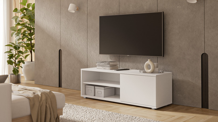Meuble TV VIVA 110 cm - Blanc