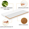 Matelas en mousse de coco ALOE VERA 180x80x10 cm