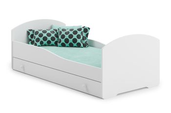 Lit enfant LUK 80x160 avec tiroir - Blanc