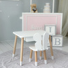 Table enfant avec tiroir et chaise Butterfly - blanc