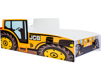 Lit enfant tracteur jaune 140x70