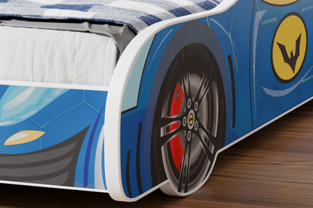 Lit pour enfant de la série AUTO 80x160 graphique matelas - BATCAR