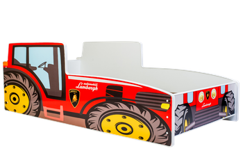 Lit enfant Tracteur rouge 160x80