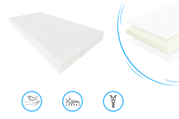 Matelas mousse avec housse 180x80