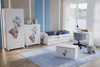 Lit enfant LUK 70x140 avec barrière, tiroir et graphique - Sweet Bear