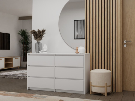 KALIA S6 commode 120cm Blanc