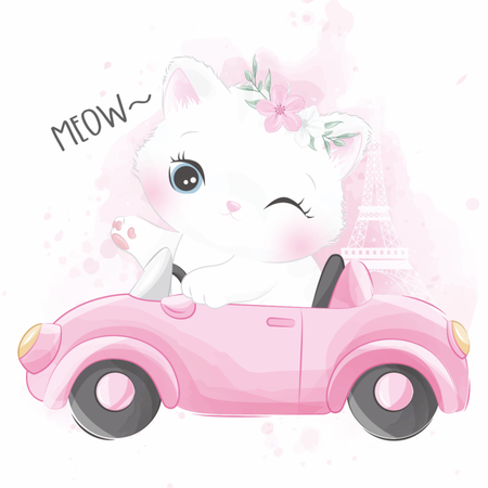 Coffre à jouets DARIA - Chat