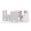 Ensemble table enfant + chaise enfant - blanc