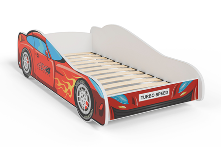 Lit voiture enfant 4x4 140x70 - matelas