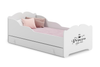 Lit simple pour enfant ANNA 70x140 avec tiroir - Princess