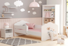 Lit simple FALA 140x70 avec barrière - Éléphanteau