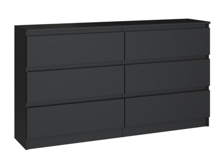 MALMO M6 Commode 140cm Noir